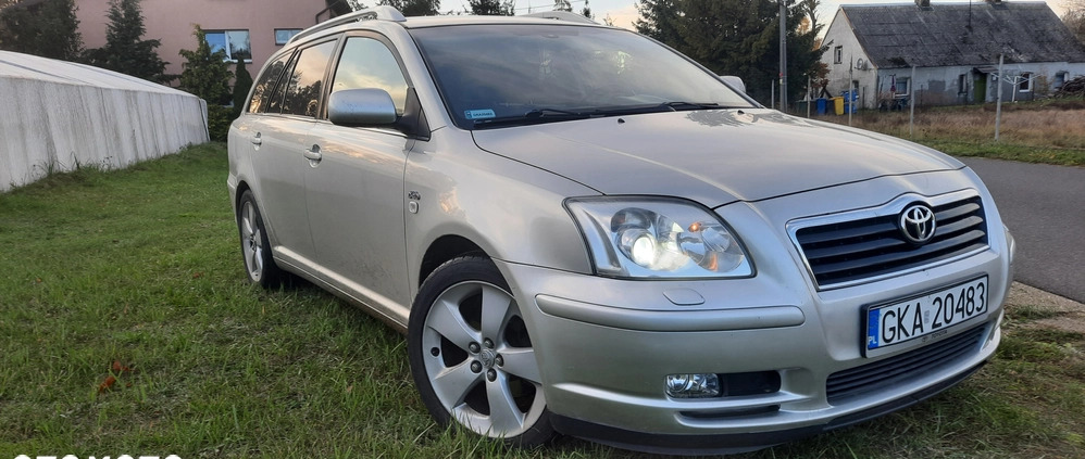 Toyota Avensis cena 13500 przebieg: 276231, rok produkcji 2004 z Pniewy małe 301